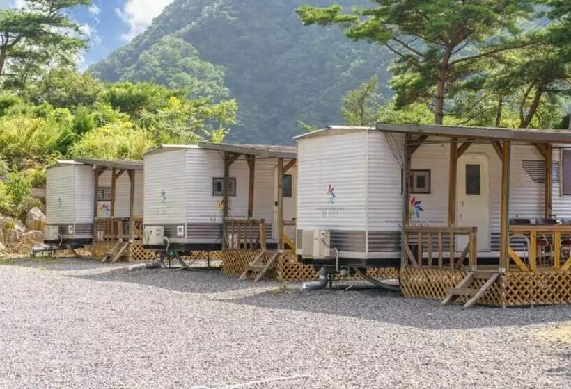 پانسیون Danyang Pine Caravan Camping