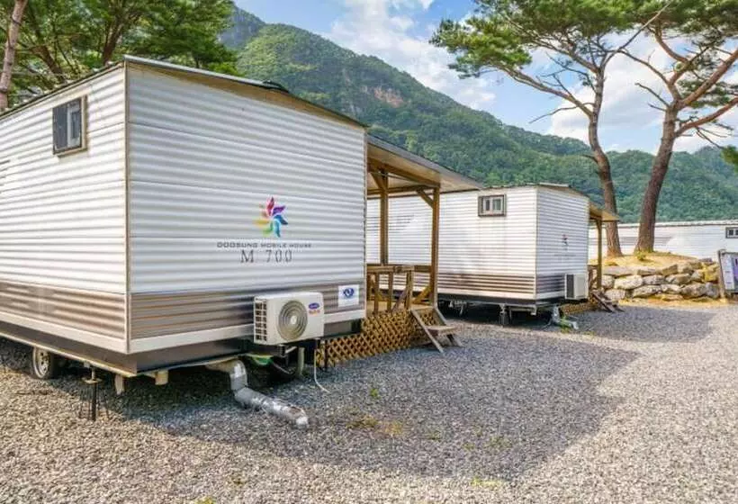 پانسیون Danyang Pine Caravan Camping