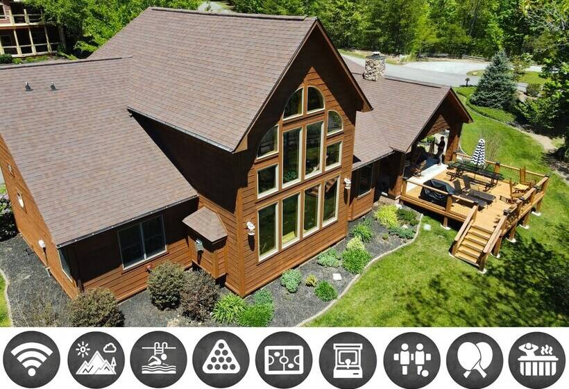 Kim S Cove Motorcycle Friendly Cabin Features Game Room By Redawning