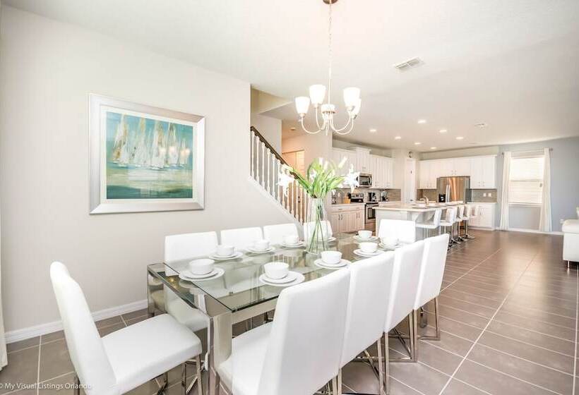 H9063 Brand New 9b6.5b Poolvilla Minutes To Disney