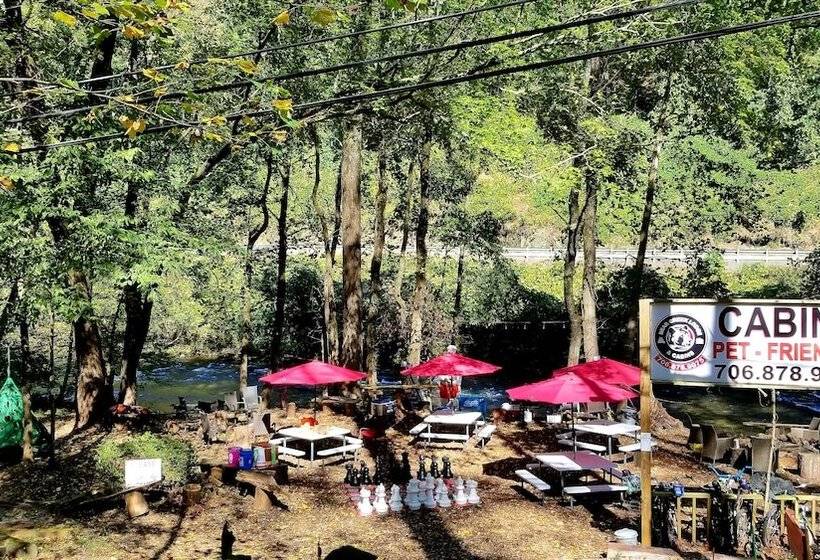 Bear Creek Lodge And Cabins In Helen Ga   Pet Friendly, River On Property, Walking Distance To Downt