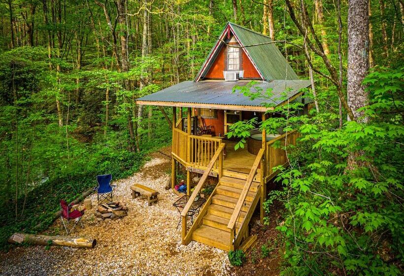 Bear Creek Lodge And Cabins In Helen Ga   Pet Friendly, River On Property, Walking Distance To Downt