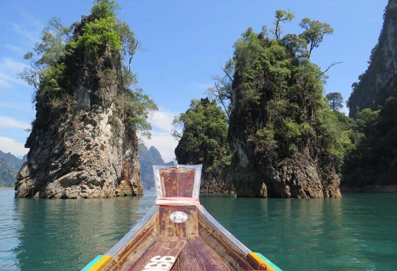 Пансион Khao Sok Jungle Huts Resort