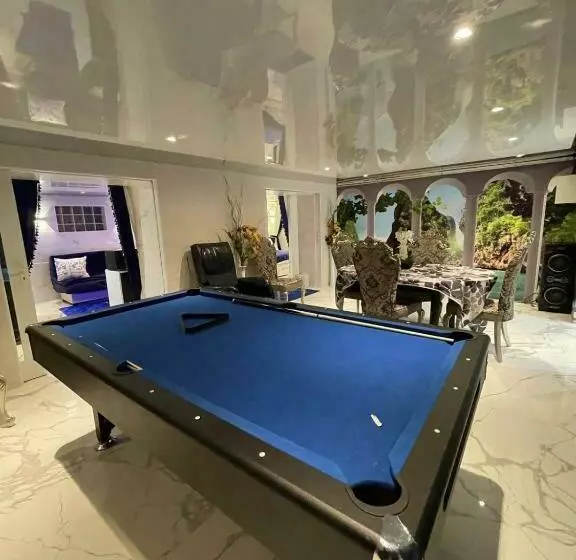 ペンション Chambre De Luxe Familiale 95 Bleu