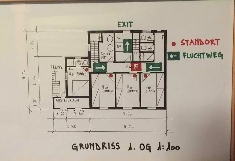 ユースホステル Ferienhaus Acla