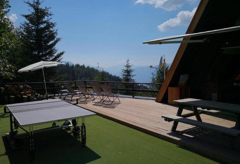 تختخواب و صبحانه Le Chalet Pointu De Capucine Chambre D Hote Arcs 1600