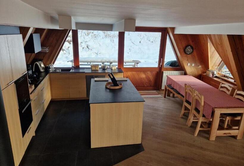 تختخواب و صبحانه Le Chalet Pointu De Capucine Chambre D Hote Arcs 1600