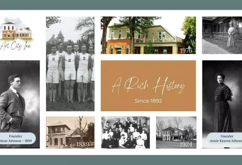 ホテル Suite 6 Historic Art City Inn