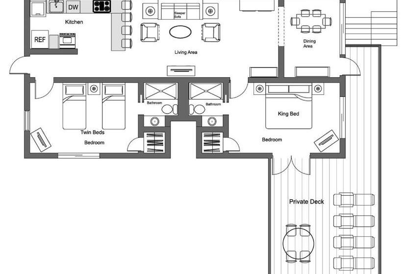 בית מלון כפרי Enchanted Isle Hollywood Beach Resort