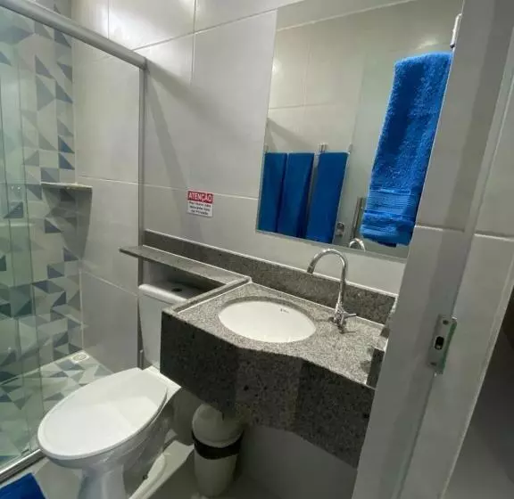 Hotelli Suíte Com Banheiro Privativo Em Pousada Recém Construída,a 500mts Do Pátio Do Forró