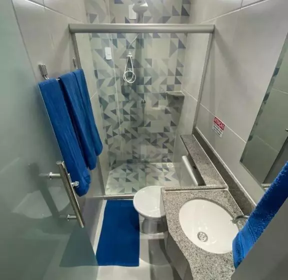 Hotelli Suíte Com Banheiro Privativo Em Pousada Recém Construída,a 500mts Do Pátio Do Forró