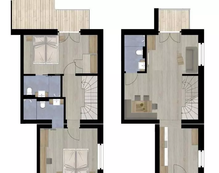 تختخواب و صبحانه Hager S Apartments