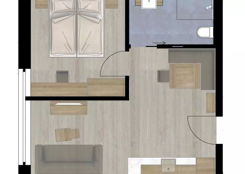 تختخواب و صبحانه Hager S Apartments