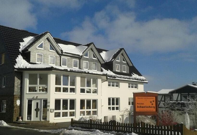 酒店 Pension Und Ferienwohnungen Schweinsberg