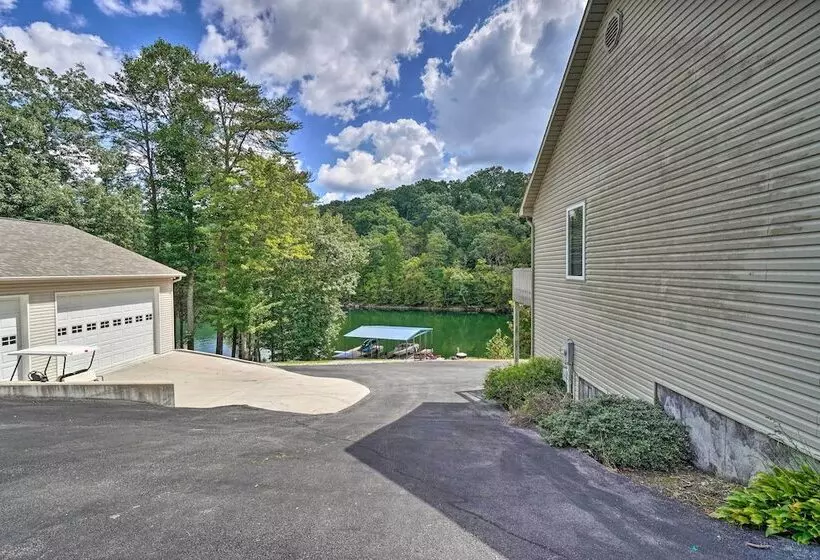 Caryville Home W/ Private Dock & Norris Lake Views