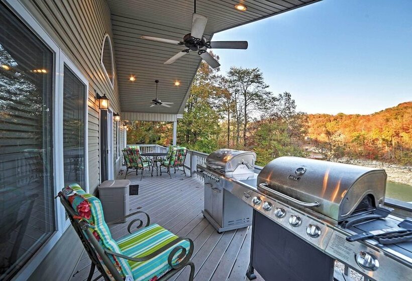 Caryville Home W/ Private Dock & Norris Lake Views