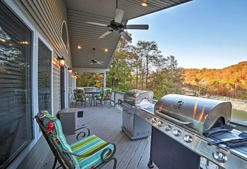 Caryville Home W/ Private Dock & Norris Lake Views