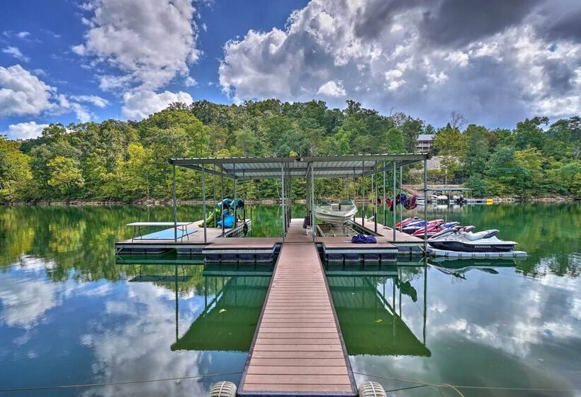 Caryville Home W/ Private Dock & Norris Lake Views