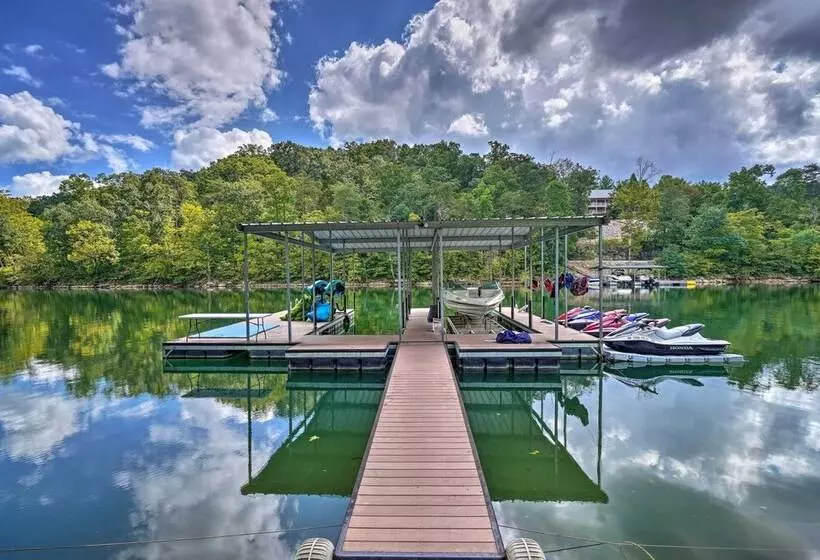 Caryville Home W/ Private Dock & Norris Lake Views