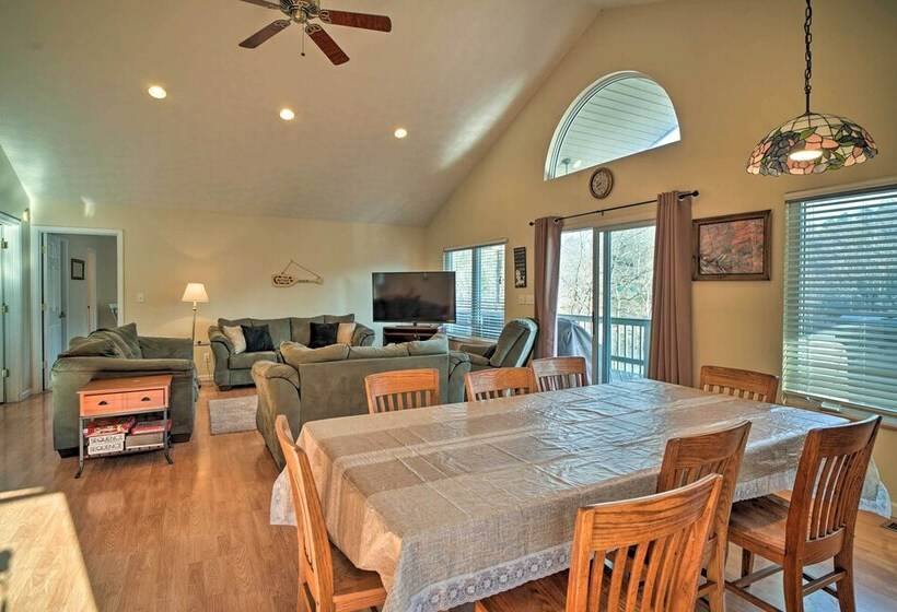 Caryville Home W/ Private Dock & Norris Lake Views