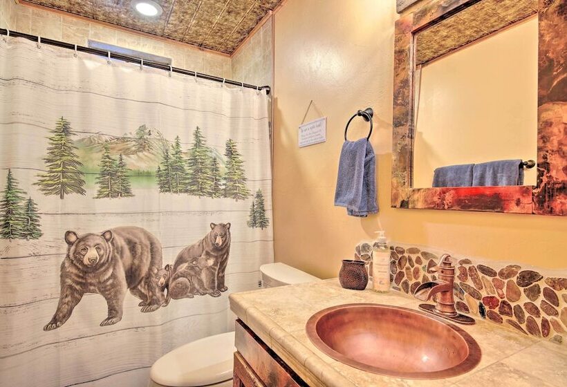 Payson Cabin: Patio & Grill, Mogollon Rim Views