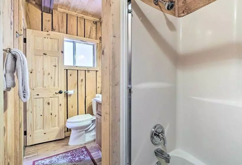 Pet Friendly Duck Creek Village Cabin W/ Fire Pit!