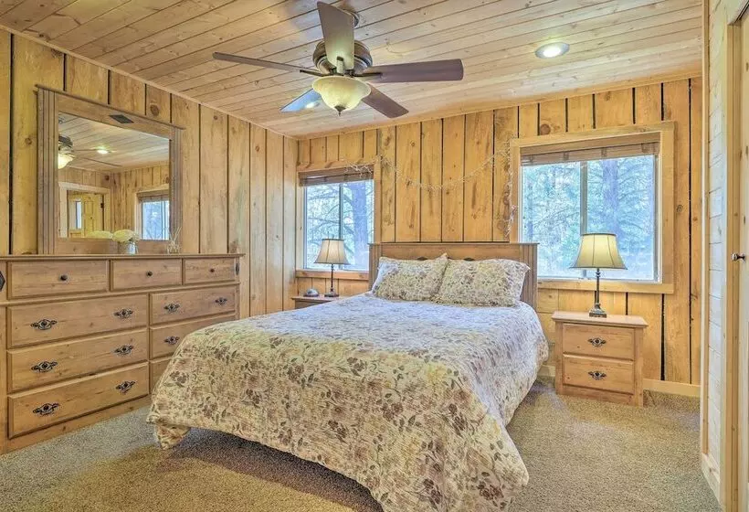 Pet Friendly Duck Creek Village Cabin W/ Fire Pit!