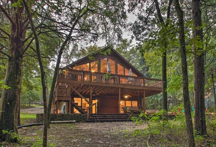 Waterfront Lake Dardanelle Home W/ Dock & Fire Pit
