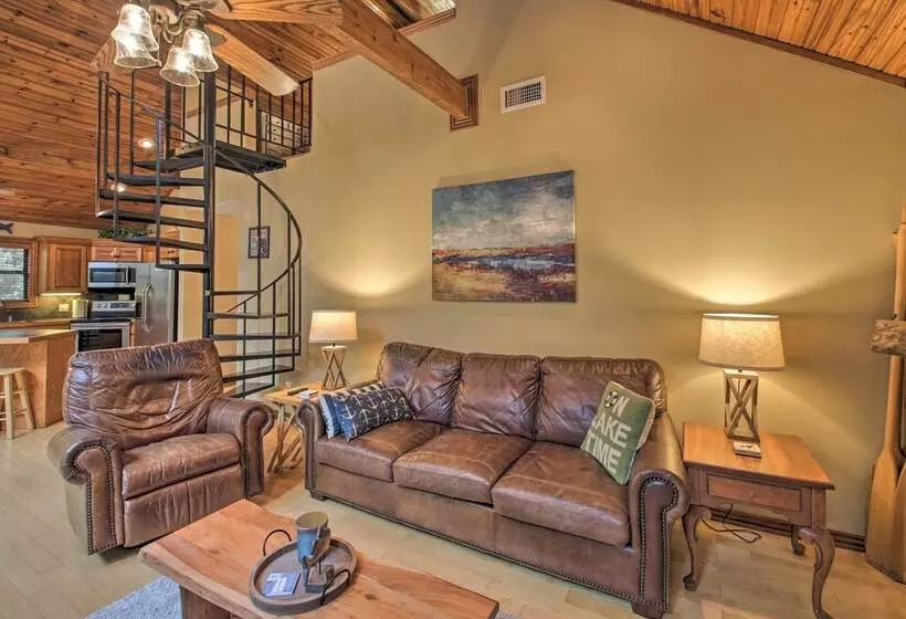 Waterfront Lake Dardanelle Home W/ Dock & Fire Pit