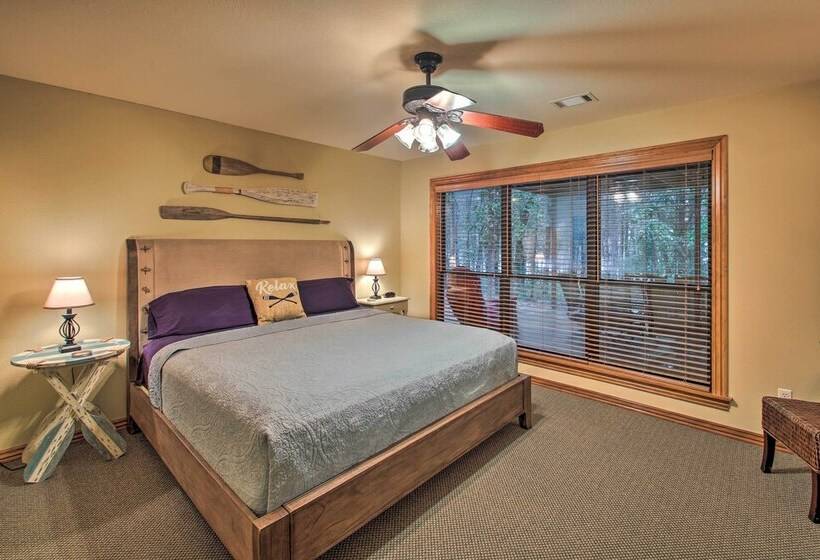 Waterfront Lake Dardanelle Home W/ Dock & Fire Pit