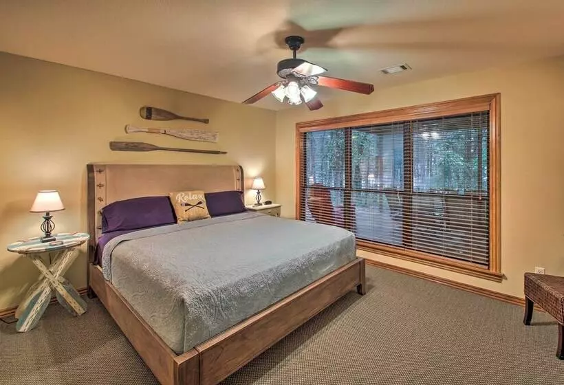 Waterfront Lake Dardanelle Home W/ Dock & Fire Pit