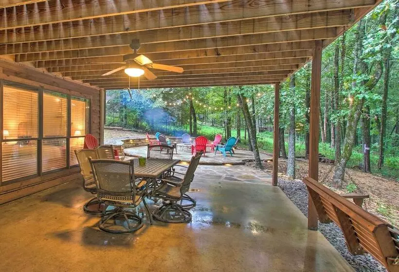 Waterfront Lake Dardanelle Home W/ Dock & Fire Pit