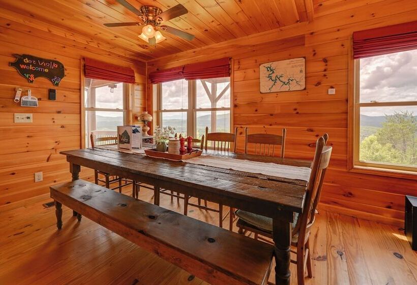 Mtn View Cabin: Deck & Pets Welcome In Murphy