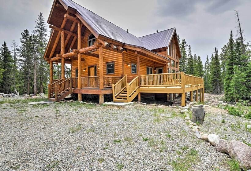 Fairplay Log Cabin W/ Deck & Incredible Mtn Views