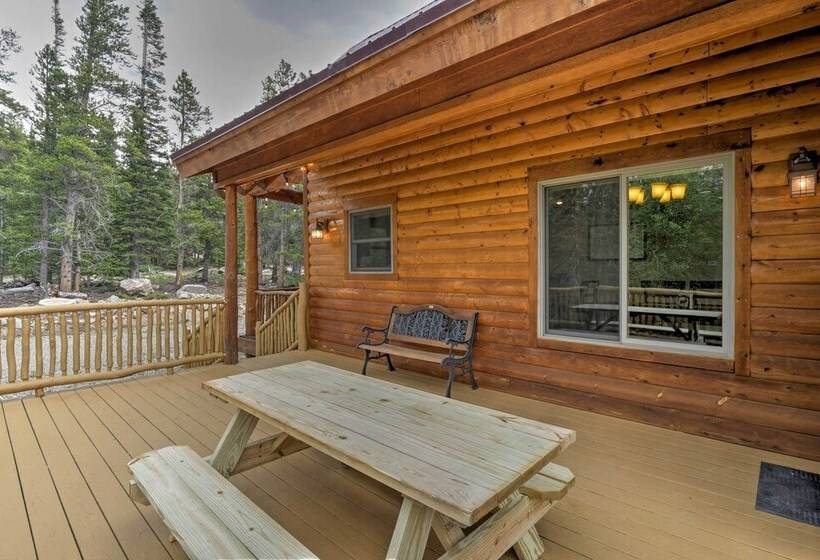 Fairplay Log Cabin W/ Deck & Incredible Mtn Views