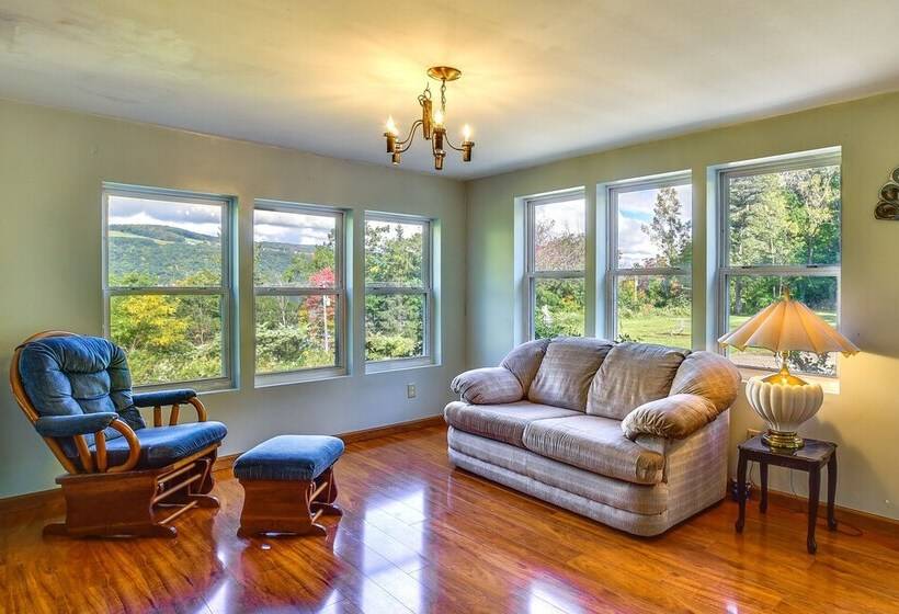 Hammondsport Home: Keuka Lake Views & Hiking!