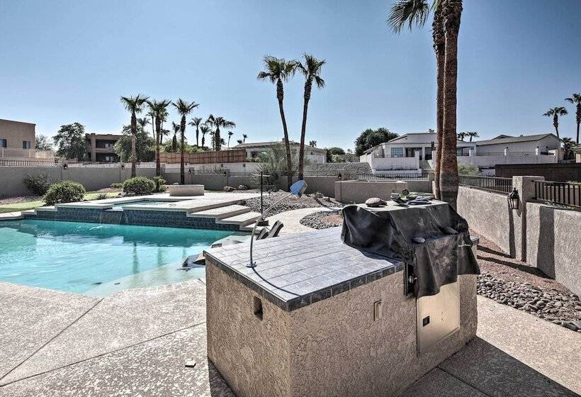 Modern Lake Havasu Oasis W/ Putting Green & Bbq!