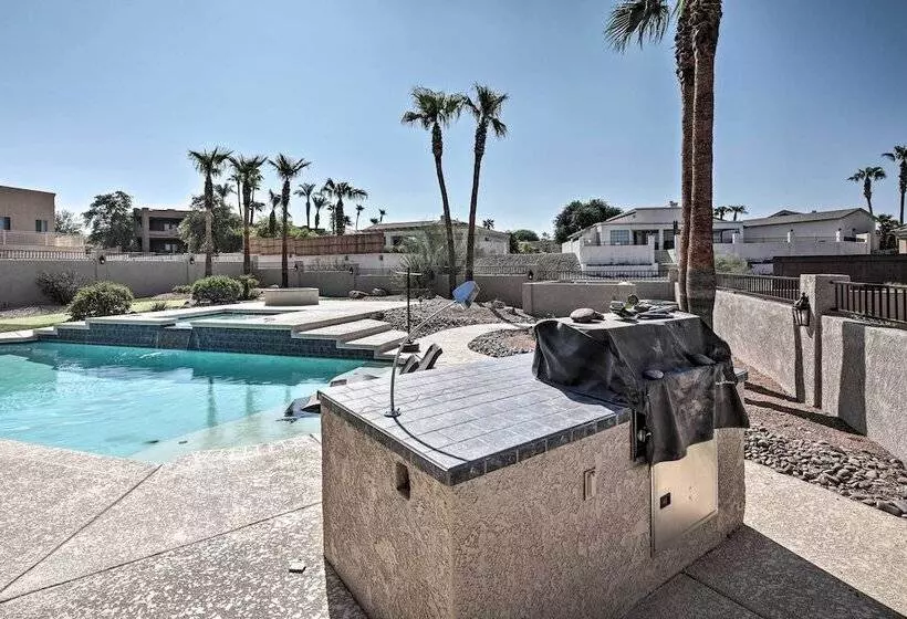 Modern Lake Havasu Oasis W/ Putting Green & Bbq!