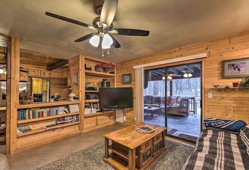 Munds Park Cabin W/furnished Deck & Fire Pit!