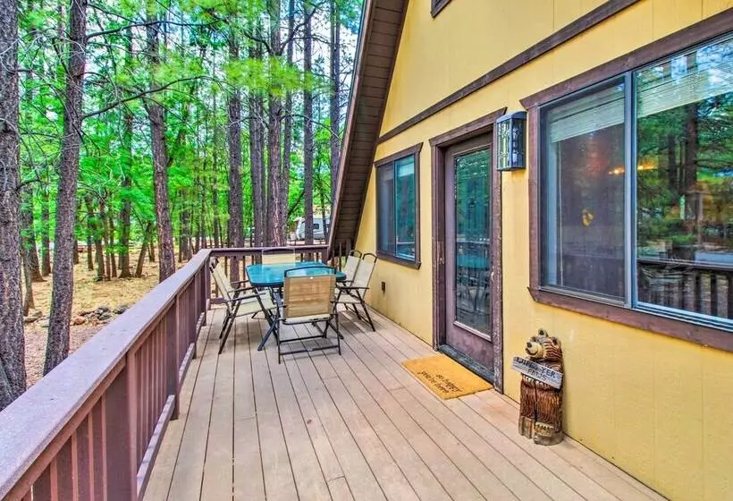 Rustic Pinetop A Frame   Hike & Golf Nearby!