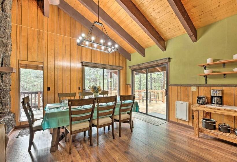 Rustic Pinetop Golf Course Home W/ Deck & Yard!