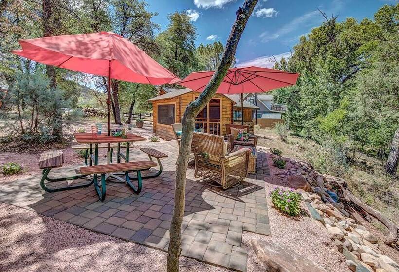 Tonto Nat L Forest Riverside Cabin!