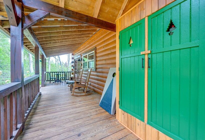 10 Mi To Dtwn Franklin: Cabin W/ Smoky Mtn View