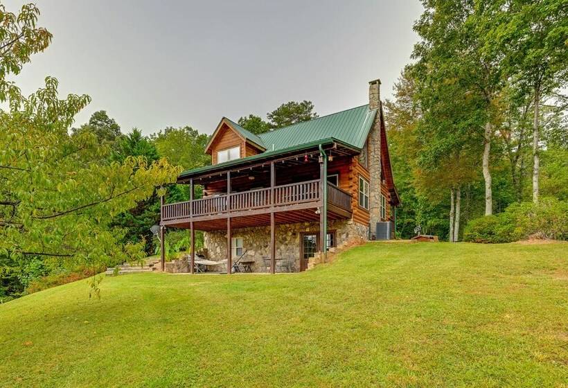 10 Mi To Dtwn Franklin: Cabin W/ Smoky Mtn View