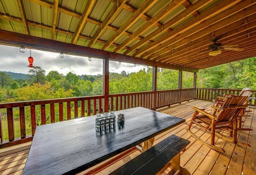 10 Mi To Dtwn Franklin: Cabin W/ Smoky Mtn View