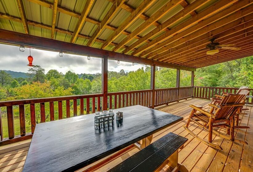 10 Mi To Dtwn Franklin: Cabin W/ Smoky Mtn View