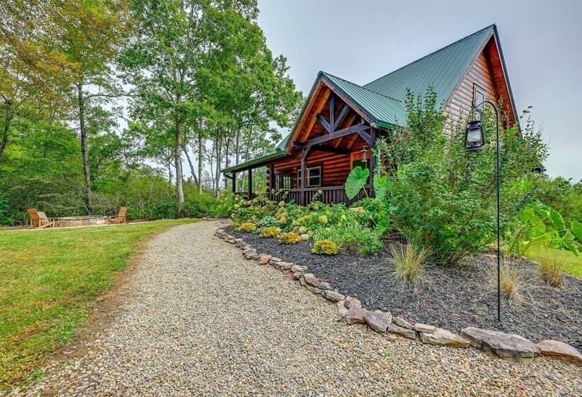 10 Mi To Dtwn Franklin: Cabin W/ Smoky Mtn View