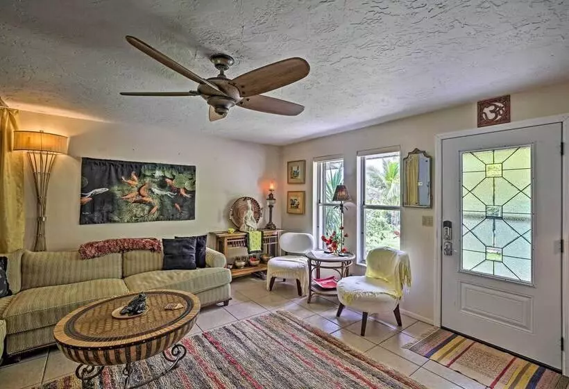 Boho Style Escape W/ Patio ~ 3 Mi To Bonita Beach!