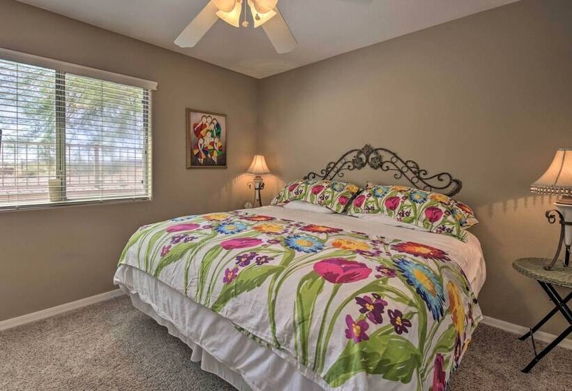 Buckeye Home W/ Pool, Putting Green & Sun Porch!