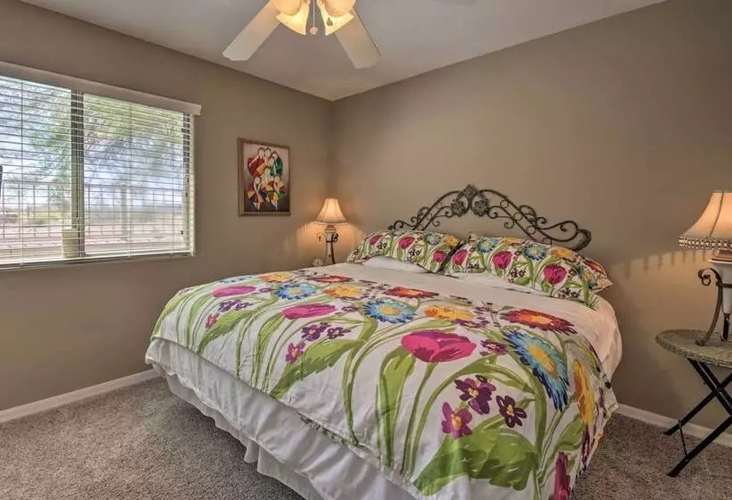 Buckeye Home W/ Pool, Putting Green & Sun Porch!
